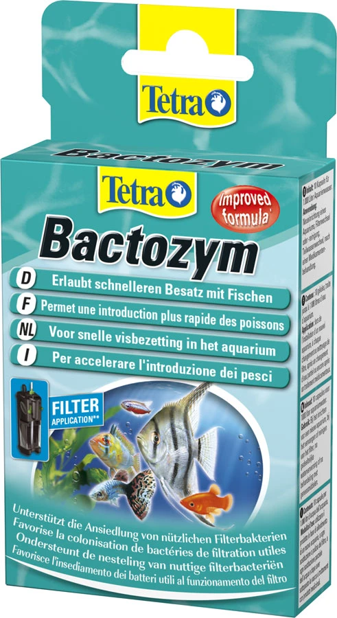 TETRA BactoZym 10 Gélules Accélére La Colonisation Des Filtres Par Les Bactéries Utiles En Aquarium D'eau Douce Et D'eau De Mer 1 TETRA BactoZym 10 Gélules Accélére La Colonisation Des Filtres Par Les Bactéries Utiles En Aquarium D'eau Douce Et D'eau De Mer