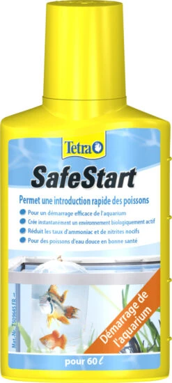 TETRA SafeStart 50 Ml Bactéries Pour Un Démarrage Rapide Votre Aquarium D'eau Douce