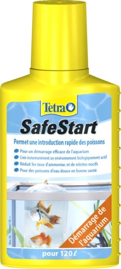 TETRA SafeStart 100 Ml Bactéries Pour Un Démarrage Rapide Votre Aquarium D'eau Douce