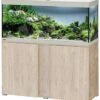 EHEIM Vivaline LED 240 L Ensemble Aquarium 120 Cm Avec Meuble Pin, éclairage LEDs, Chauffage Et Filtre Externe Ecco Pro 300